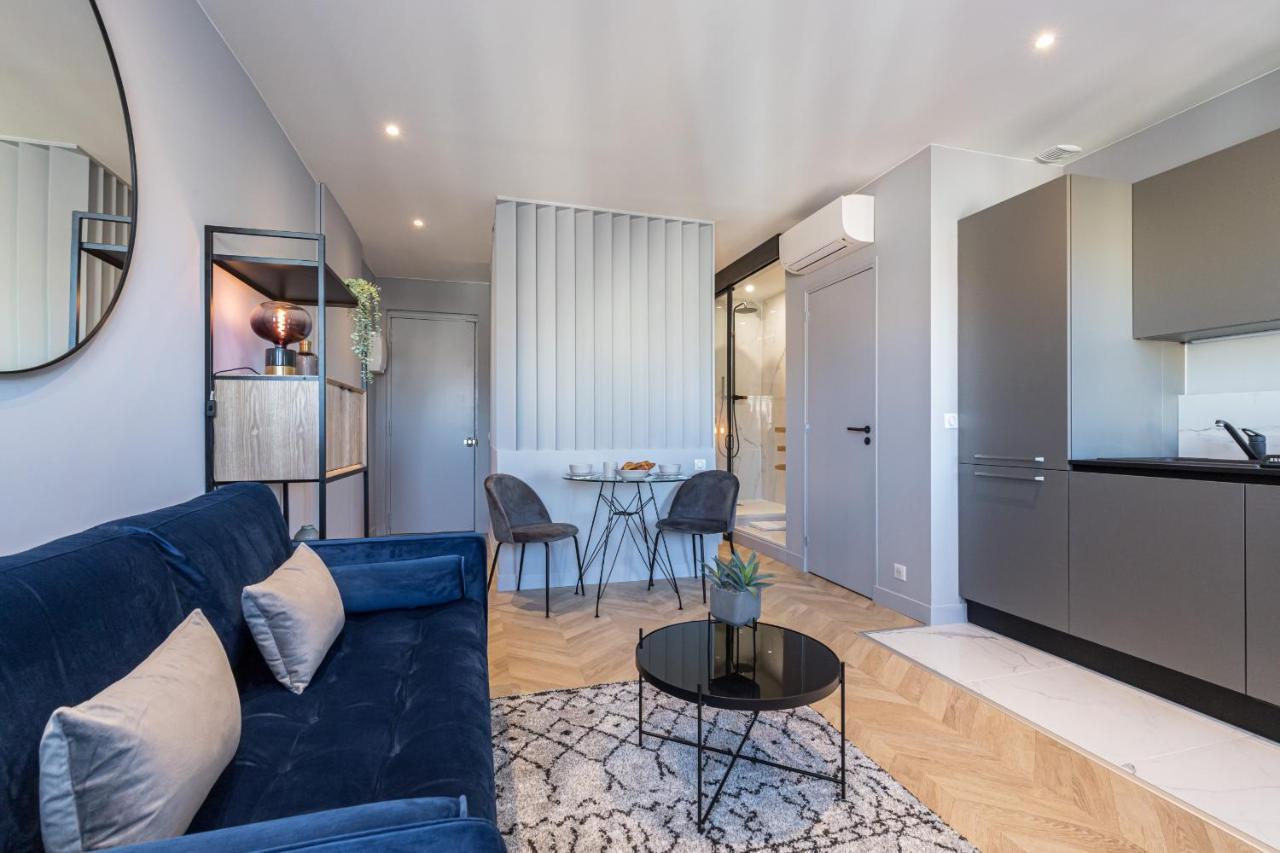 1 Su Ede - Dernier Etage Ascenseur - 1 Min Plage Et Zone Pietonne Nice Eksteriør billede