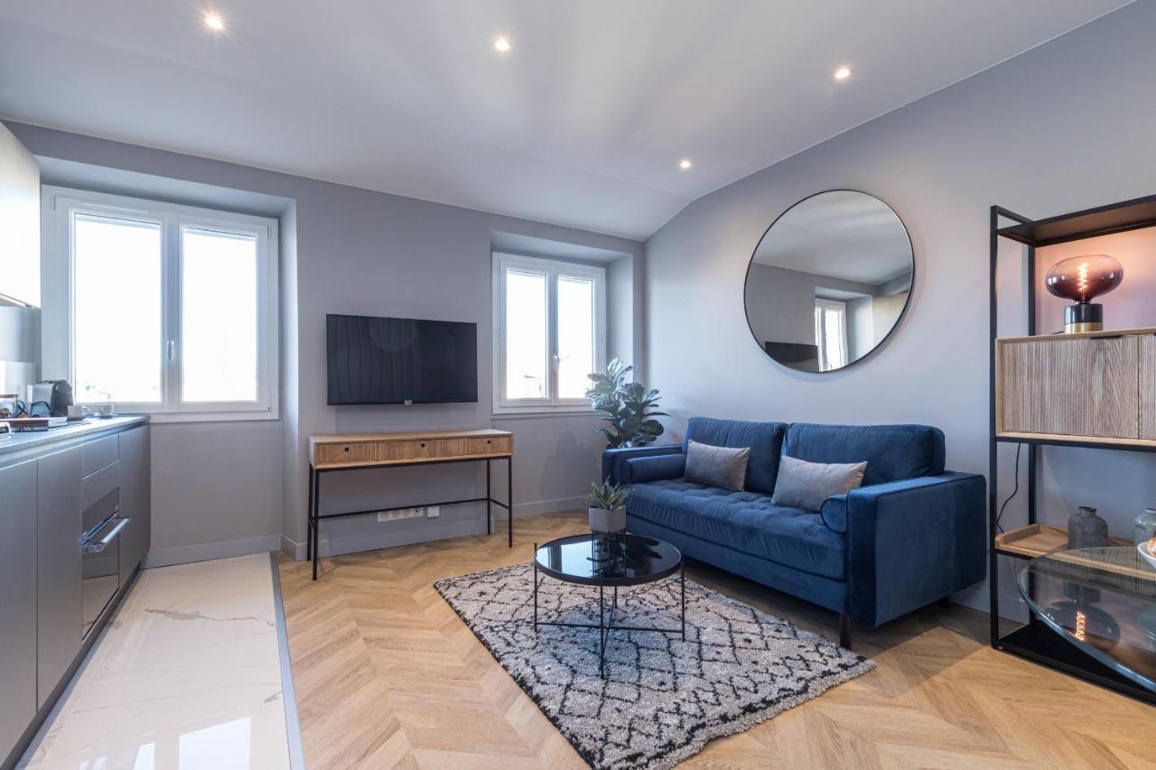 1 Su Ede - Dernier Etage Ascenseur - 1 Min Plage Et Zone Pietonne Nice Eksteriør billede
