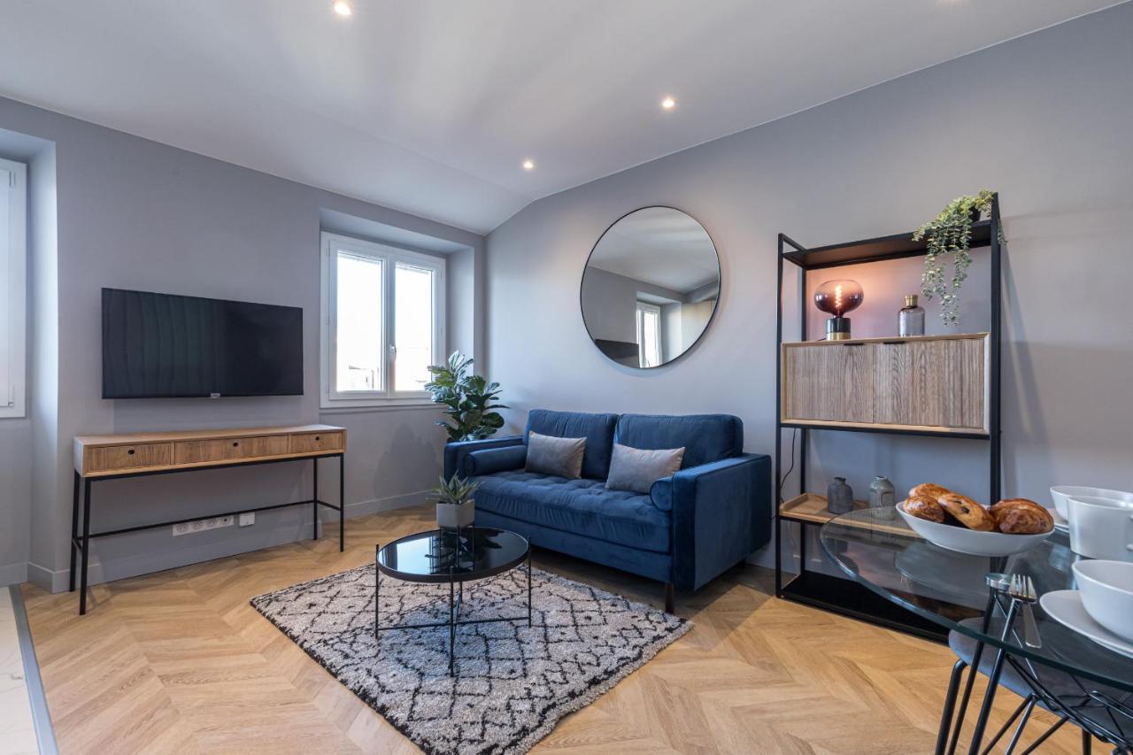 1 Su Ede - Dernier Etage Ascenseur - 1 Min Plage Et Zone Pietonne Nice Eksteriør billede