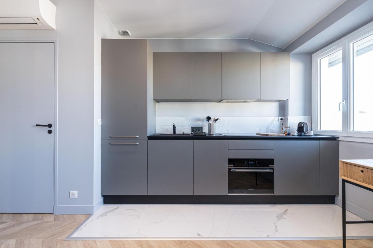 1 Su Ede - Dernier Etage Ascenseur - 1 Min Plage Et Zone Pietonne Nice Eksteriør billede