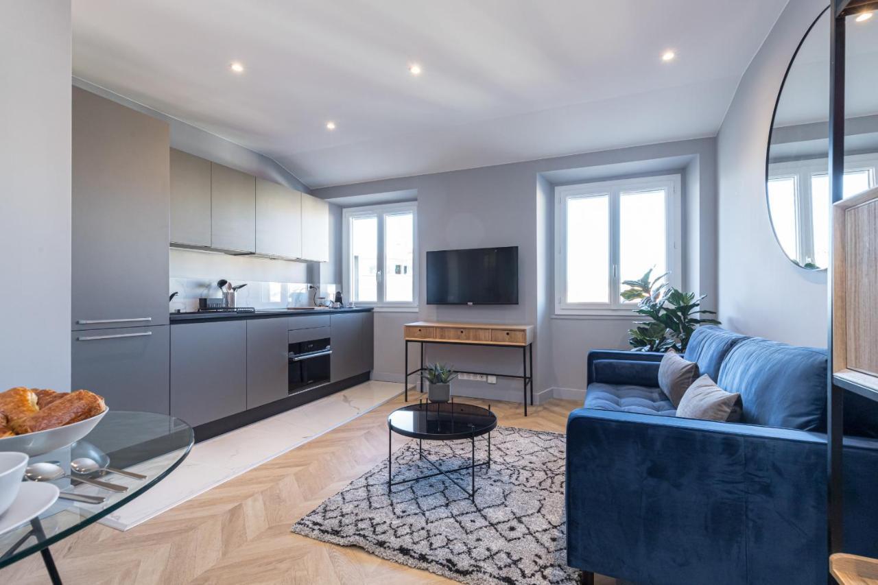 1 Su Ede - Dernier Etage Ascenseur - 1 Min Plage Et Zone Pietonne Nice Eksteriør billede